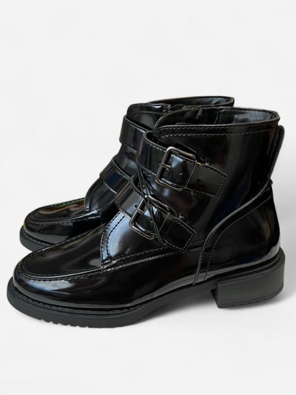 Worthington Womens Main Flat Heel Motorcycle Boots Size 7 NWT